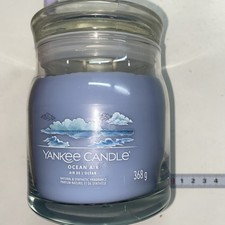 Image of Yankee Candle 368g Ocean Air Signature Medium Jar Candle