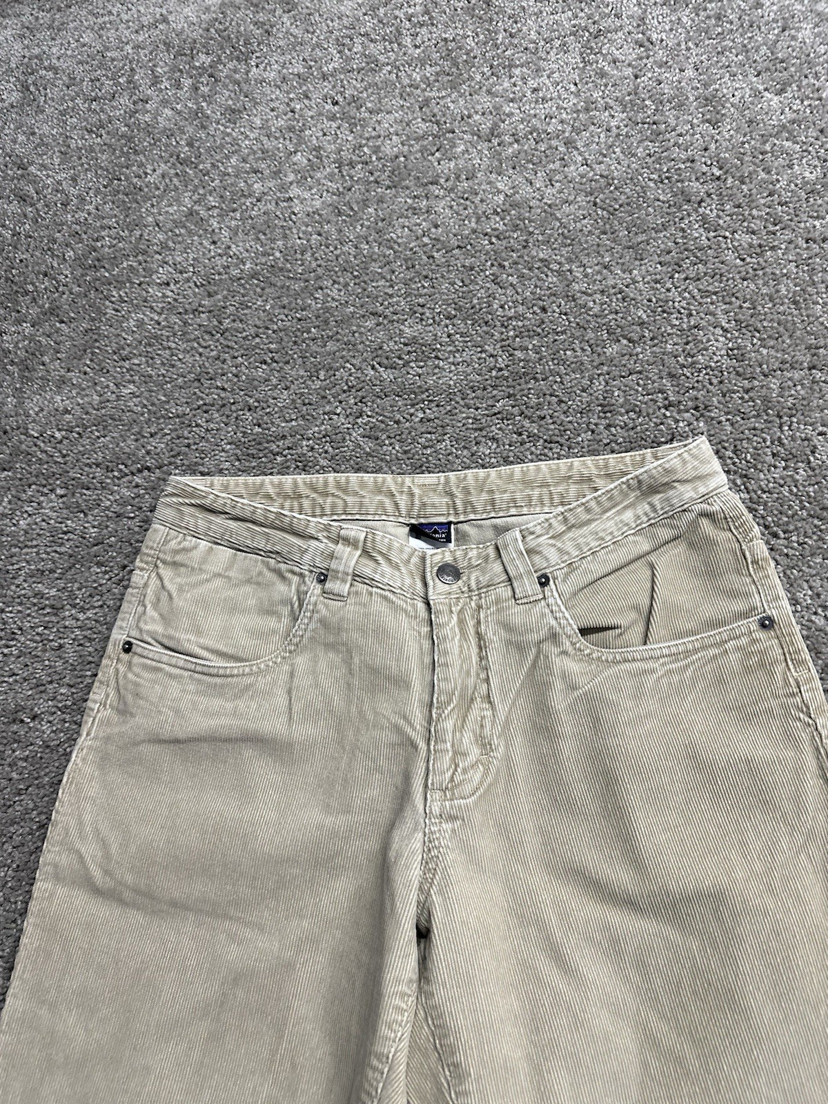 Patagonia Corduroy Pant Mens 31x31 Beige Tan Straight Leg Organic Cotton Vintage thumbnail 4