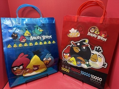 ANGRY BIRDS Lot Of 6 (2 DIFFERENT STYLES) GOODIE BAGS PARTY FAVOR GIFT BAGS-NEW!