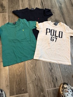 Lote de 3 camisetas polo Ralph Lauren para niños talla 6