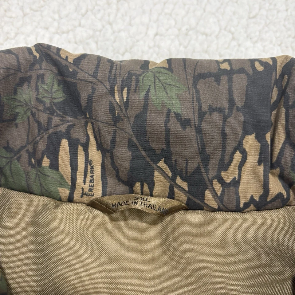 VTG Winchester Vest Men’s 2XL Trebark Camo Reversible Brown Tan Hunting Conceal - Image 3 of 4