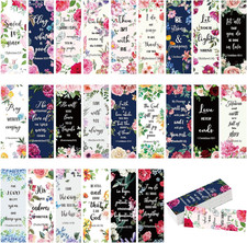 72 Pcs Christian Scripture Bookmarks for Women Back to School Gifts Bulk Chri...