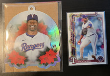 2025 Topps Holiday  Kumar Rocker RC Oversized Die-Cut Ornament #OO-4 + Base H148