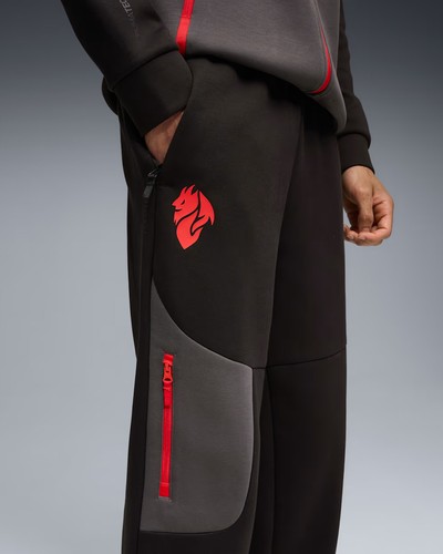 Ac Milan Puma Pantaloni tuta Pants Nero Cotone 2025 26 PUMATECH - Foto 3 di 12