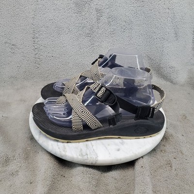 Chaco Shoes Womens Size 9 Z/Cloud 2 Black White Textile Sandals *Read*