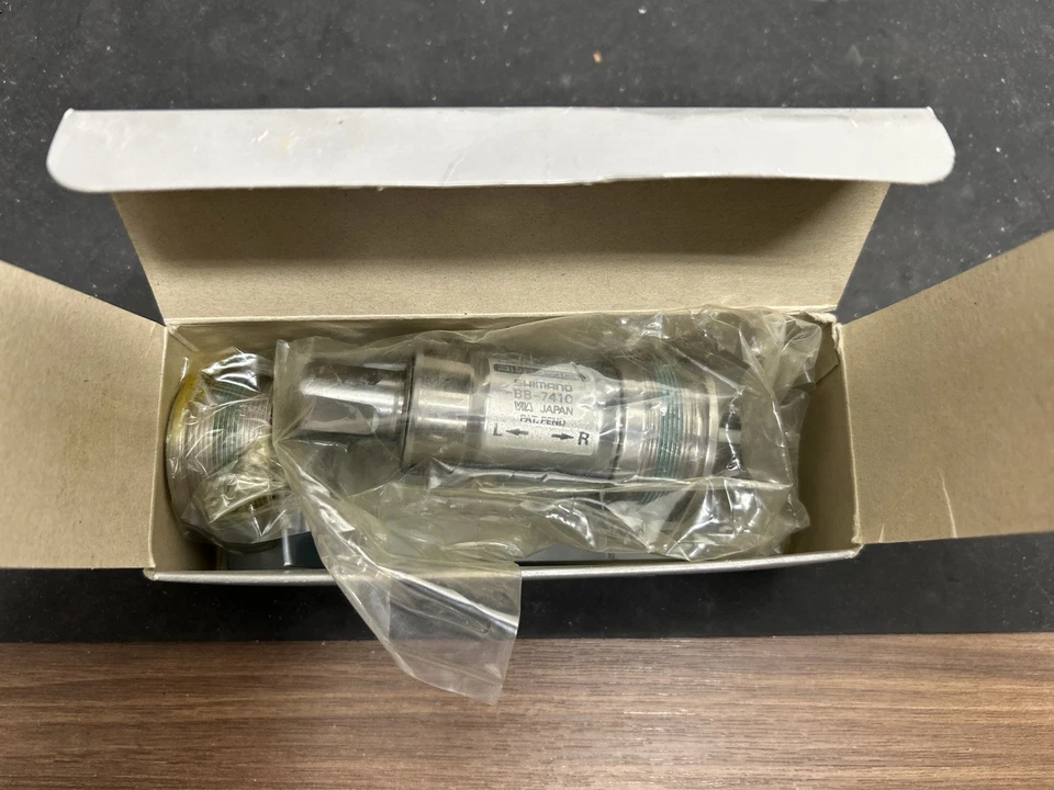 NOS Shimano Vintage Bottom Bracket 7410 36x24T Italian - Image 4 of 4