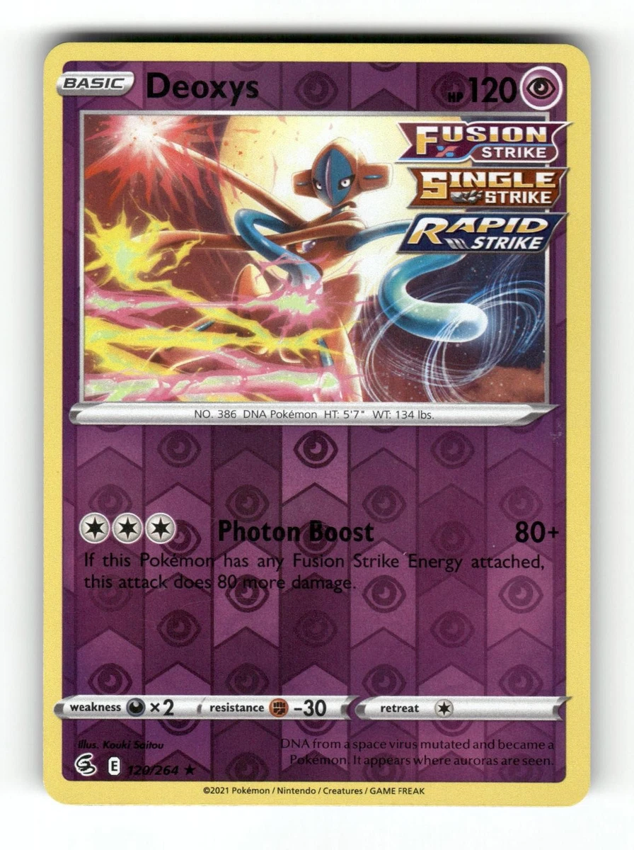 Deoxys 120/264 Swsh08: Fusion Strike for sale | eBay