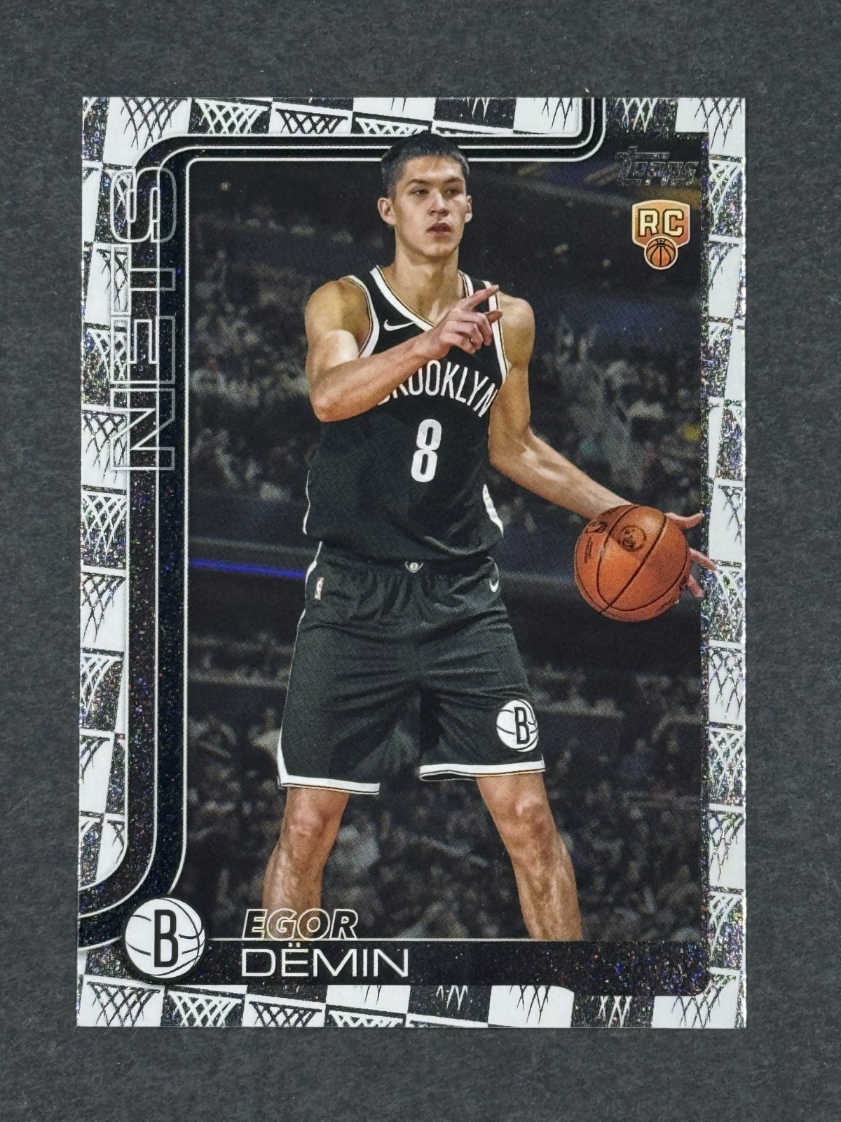 EGOR DEMIN RC ROOKIE CARD SEASON TIPOFF #208 TOPPS NBA 2025-26