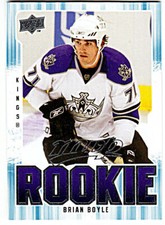 2008-09 UPPER DECK MVP #353 BRIAN BOYLE (RC) Rookie Los Angeles Kings 