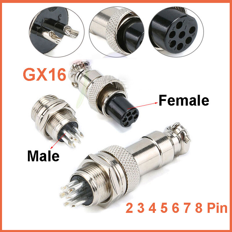 コネクターズ CONNECTERS flying suit ジャケット ma-1 GX16 Aviation Plug 2 3 4 5 6 7 8Pin 16mm Male Female Cable