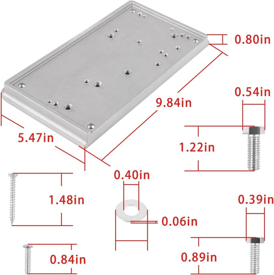 9282 Accessory Base Plate-3 Grey Reloading Bench for RCBS Rock Chucker