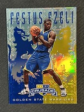 2012-13 Panini Crusade Blue Festus Ezeli #43 Rookie RC Golden State Warriors