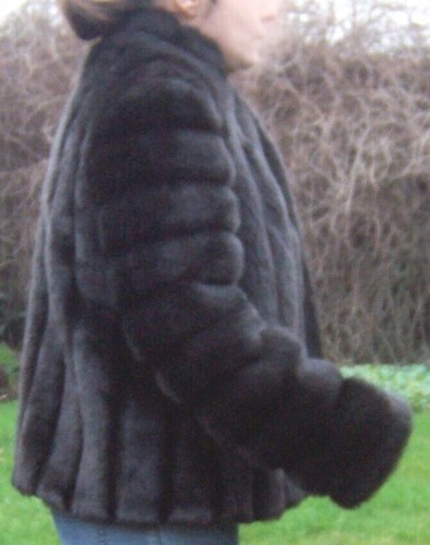 Vintage Faux Fur stroller puffer style jacket - Picture 7 of 9