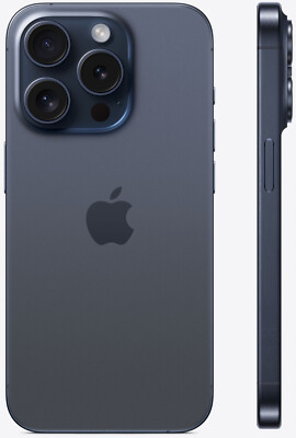 Apple iPhone 15 Pro 128GB titan blau Smartphone - Zustand akzeptabel