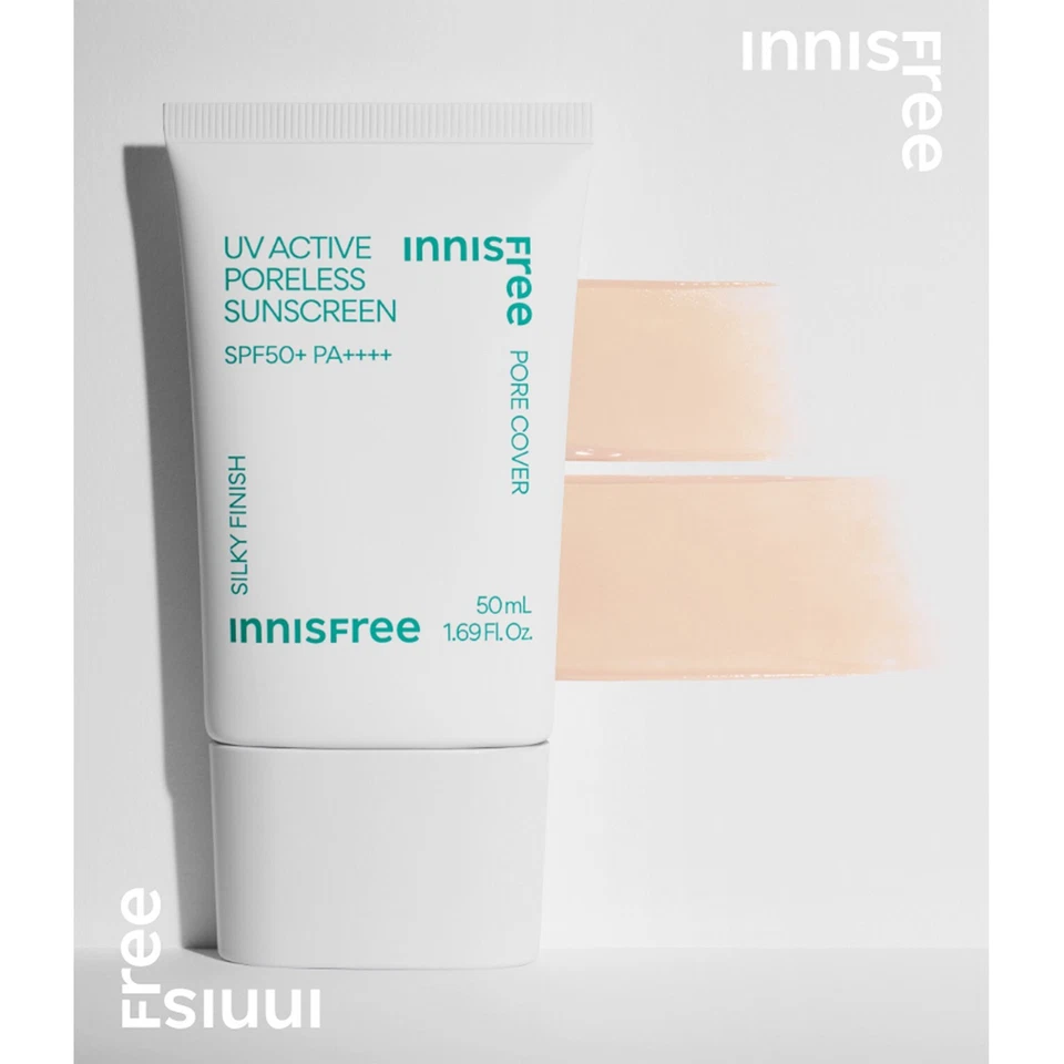 Protector solar activo sin poros INNISFREE UV SPF50+ PA++++ 50mL 2023 NUEVO Foto 2 de 4