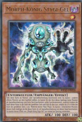 Morph-König Stygi-Gel KICO-DE018 Ultra Rare King`s Court Yugioh Karte Deutsch
