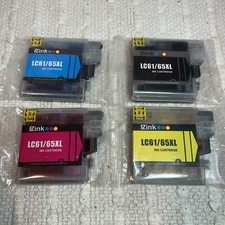 Compatible LC61 Set of 4 Ink Cartridges for Brother LC61BK LC61C, LC61M,  LC61Y