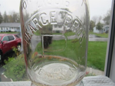 TREQ Milk Bottle Pearce Bros Brothers Dairy Farm Auburn NY CAYUGA COUNTY 1939