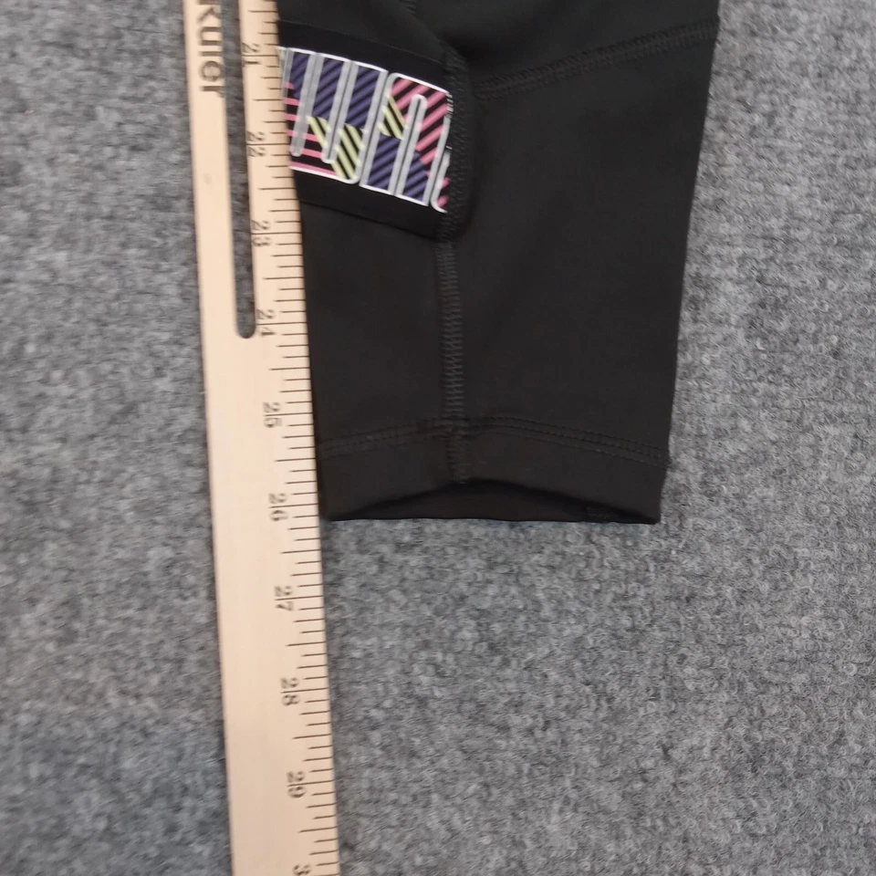 Puma Leggings Mujer Medianos Negros Correr Causal Yoga Comodidad Logo Elastizados Foto 3 de 4