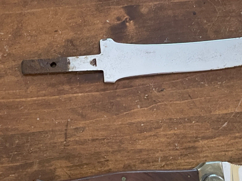 Vintage KABAR Knife/Hatchet Interchangeable Combo w/orig sheath1379.