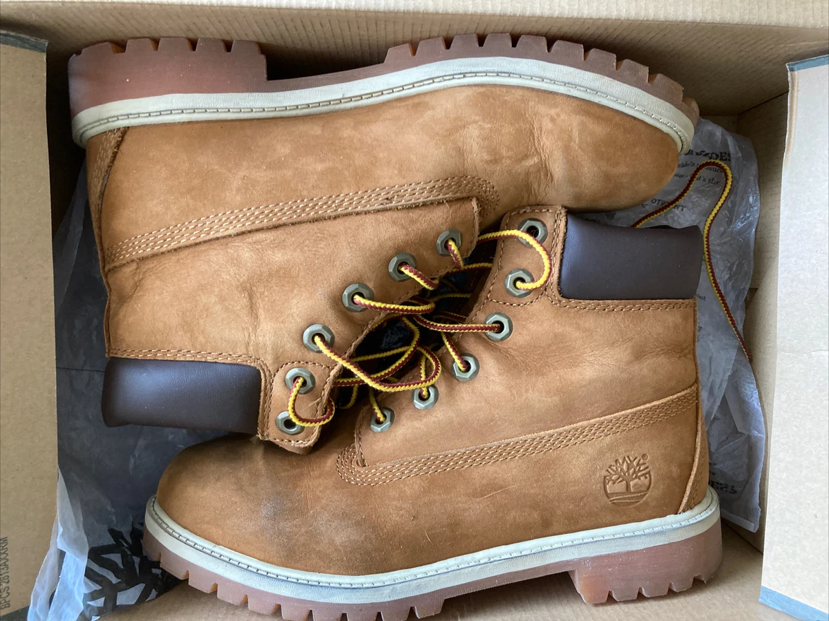 Timberland 6 INCH PREMIUM Rust Nubuck (D) Junior&#039;s Boots Size 6 | eBay