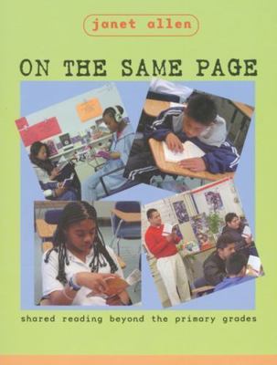 On the Same Page: Shared Reading Beyond the P- paperback, Allen, 1571103325, new