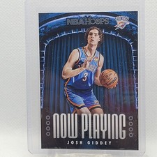 2021-22 Panini Hoops Basketball Josh Giddey Now Playing RC