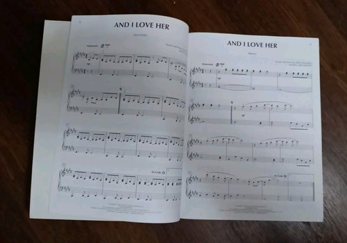 New "Lennon & McCartney Favorites" Beatles Piano Duet Play-Along Vol 38 Book/CD - Picture 4 of 4