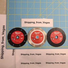 MILWAUKEE Diamond Tile Carbide Abrasive, Metal 3" Cut-Off Wheel Blade 49-94-3010