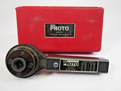 STANLEY PROTO 6202A TORQUE MULTIPLIER 750FT-LBS 3/4'' MADE IN THE USA