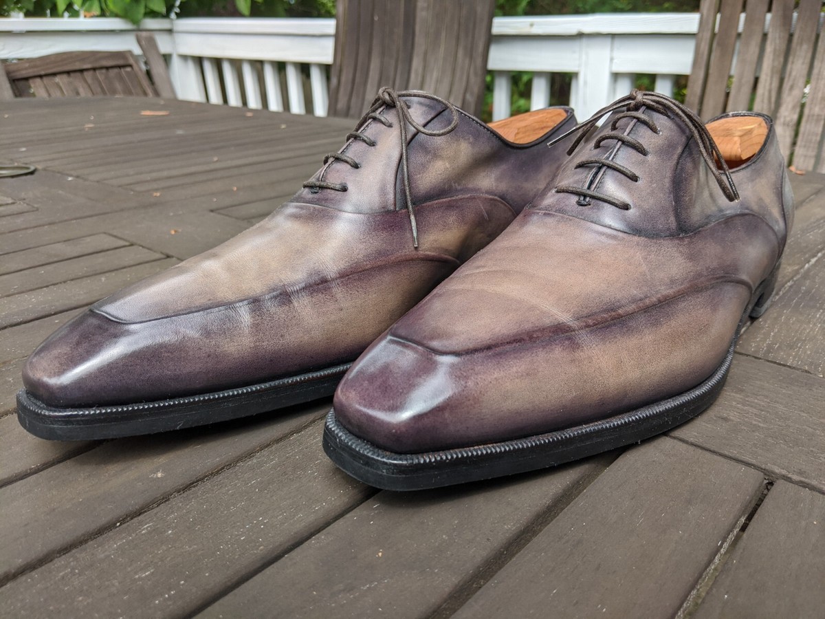 BERLUTI Patina Leather Oxford Shoes UK: 12, US: 13. $2,800 BERLUTI Patina Leather Oxford Shoes UK: 12, US: 13. $2,800