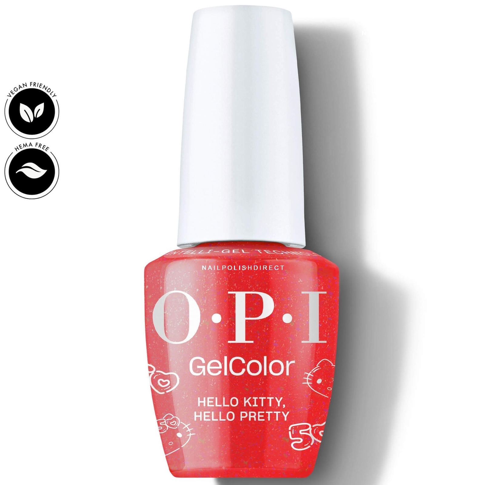 OPI GelColor Intelli-Gel HEMA-Free Gel Polish - Hello Kitty, Hello Pretty 15ml