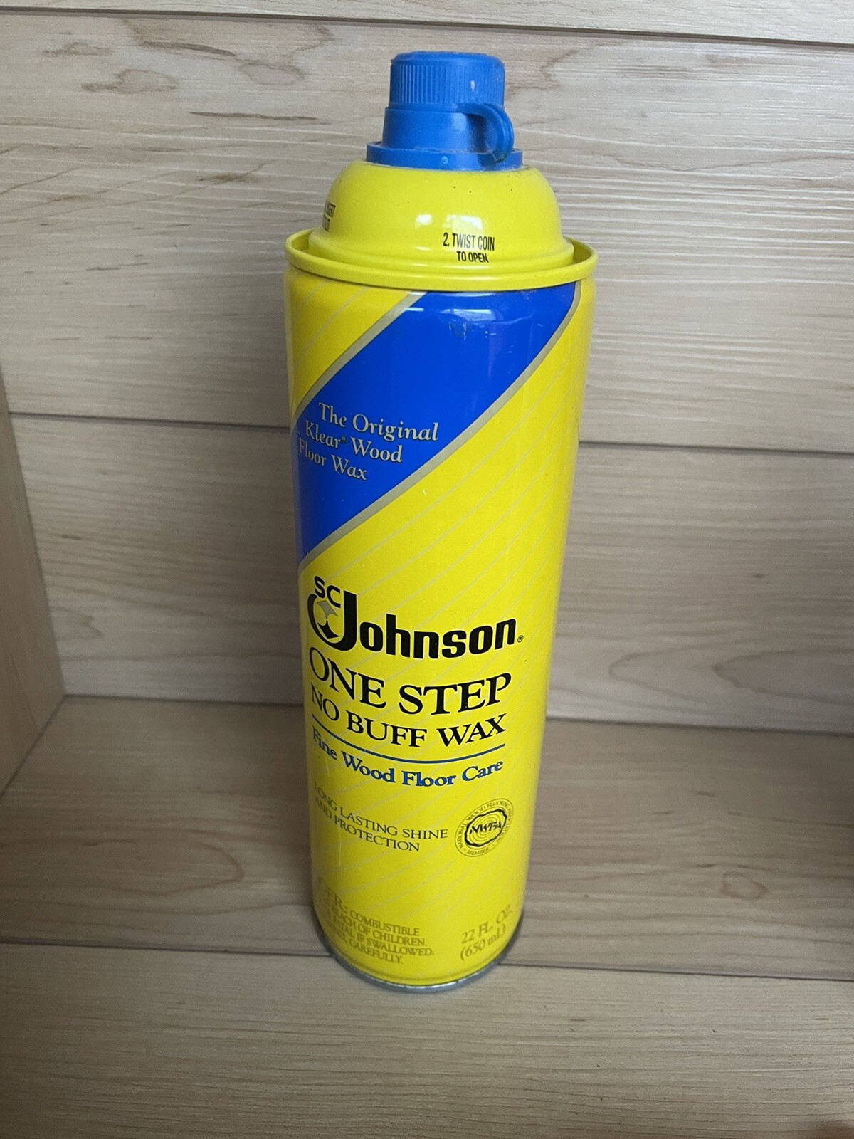SC Johnson One Step No Buff Wax Fine Wood Floor Care 22 oz. 80 Full