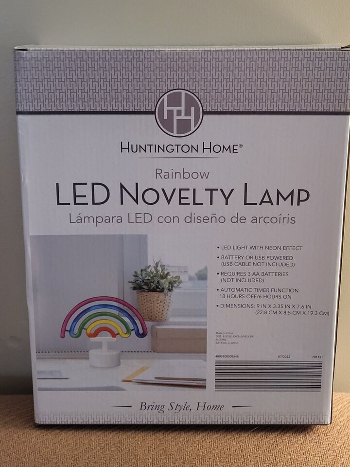 Rainbow LED Novelty Lamp eBay