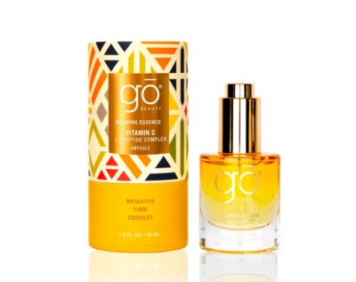 NEW Go Beauty GLOWING ESSENCE Vitamin C +7 Peptides Complex Day Serum 1 oz