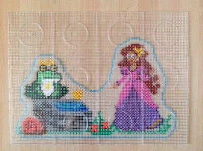 12 Multiplatten transparent 234TR., Stiftplatte, Hama, Bügelperlen, MIDI