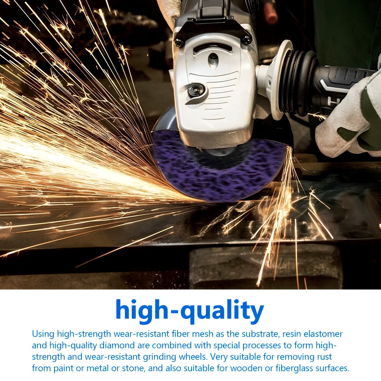 3Pcs Paint Removal Disc Quick Stripping Discs Multipurpose Rust Remover