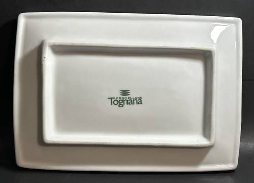 Tognana Porcellane White Rectangle Sushi/App. Plates 8" x 5.5" (Setx5)Porcelain - Picture 6 of 6