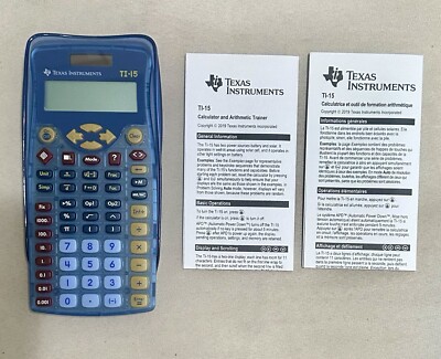 Texas Instruments TI-15 Calculator - New in Box