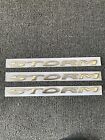 <!--F#f_0-->Storm badge x 3 suit VY VZ series Ute rear panel and boot lid, chrome finished<!--F/-->