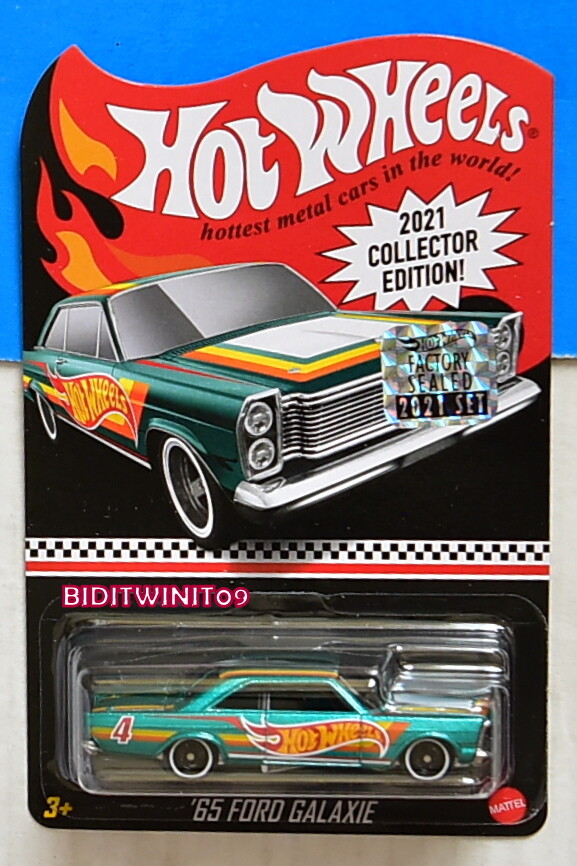 HOT WHEELS 2021 RLC MAIL IN '65 FORD GALAXIE FACTORY SEALED | eBay