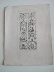 ANTIQUE MARCHING ENGRAVING ALLIANCE OF ARTS CLAUDE AUDRAN CERES JUPITER