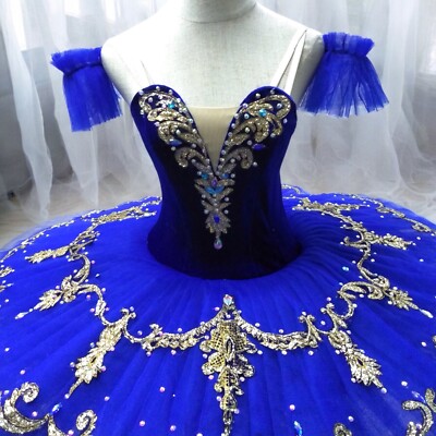 Ballett Tutu Pfannkuchen Tanz Kostüm Tanzkleidung Profi Ballerina
