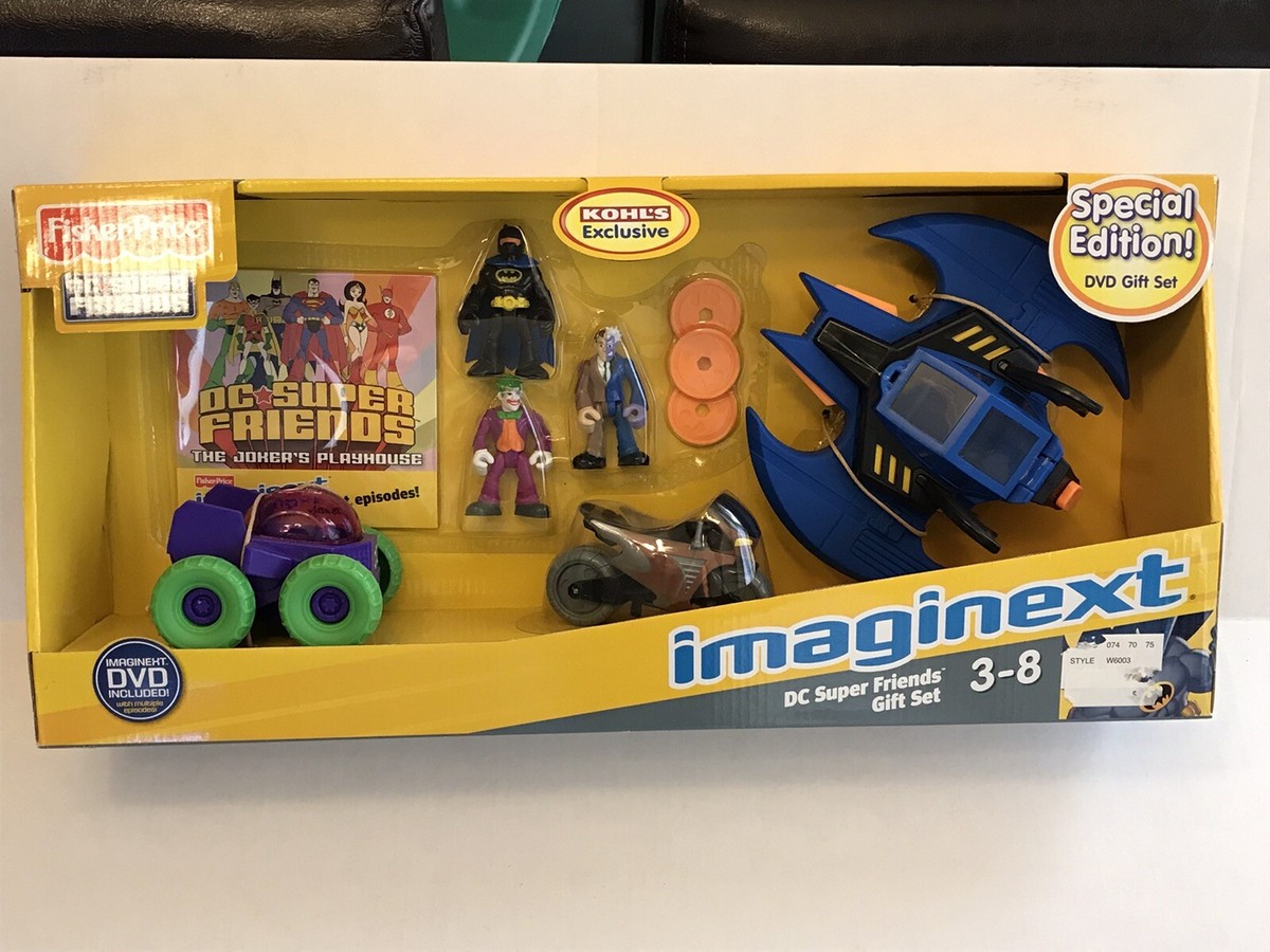 Imaginext Batman Dvd DC Super Friends Gift Set [Batman, Joker