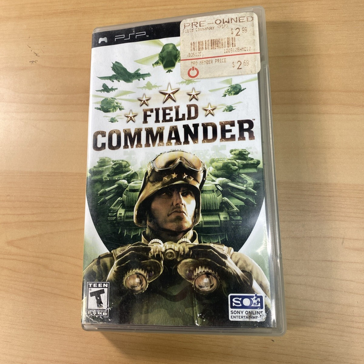 Field Commander PSP PlayStation Portable Sony Complete with Manual