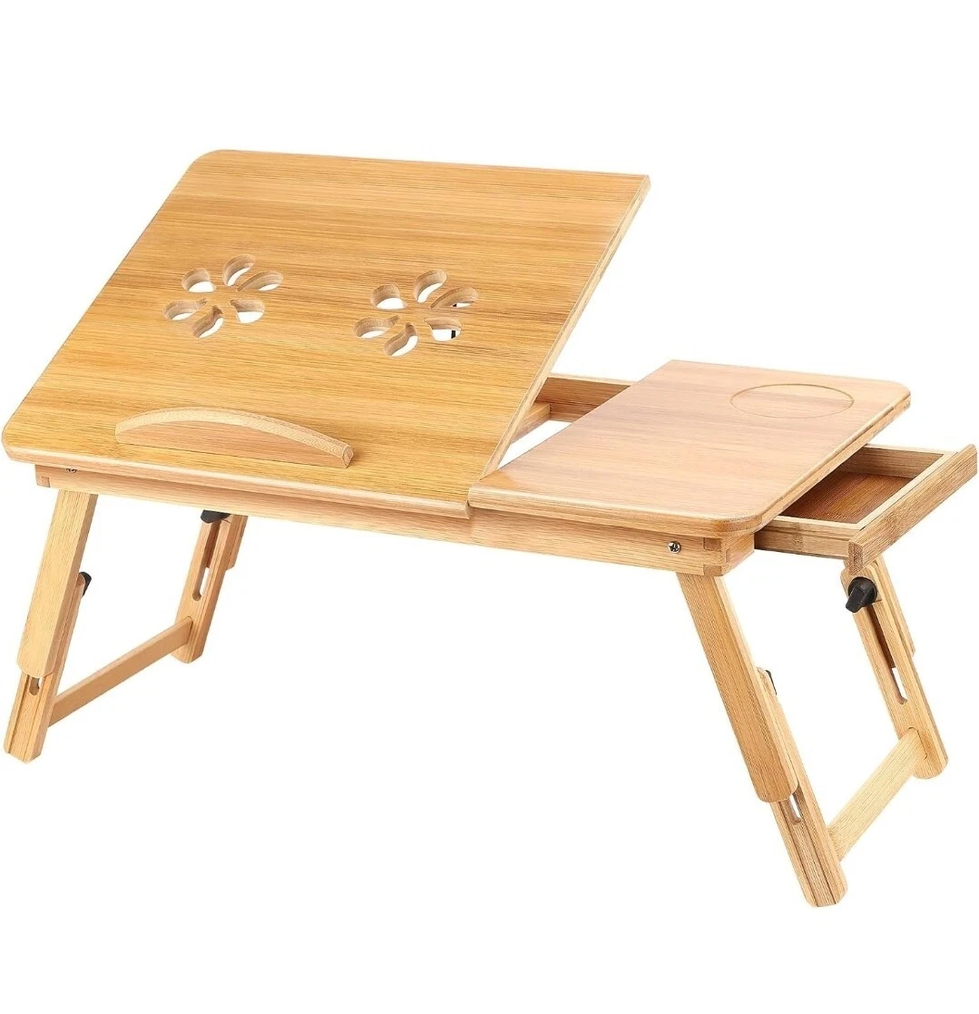 Bamboo laptop bed tray deals
