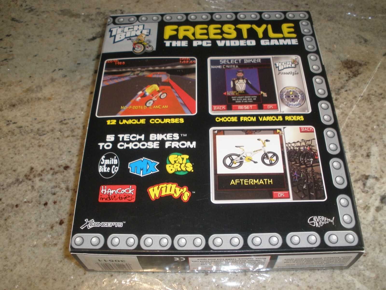 NEW TECH BIKE FREESTYLE PC GAME WITH BIKE & ACCESSORIES 2000