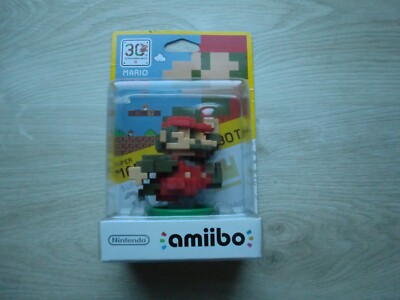 Classic Colour Mario Amiibo Figur Super Mario Maker Nintendo WIIU Switch neu ovp
