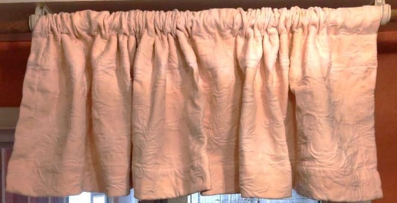 Extra-wide Valance, 18 in. L, 78 in. W, 2½-inch double rod pocket, from JC Penny
