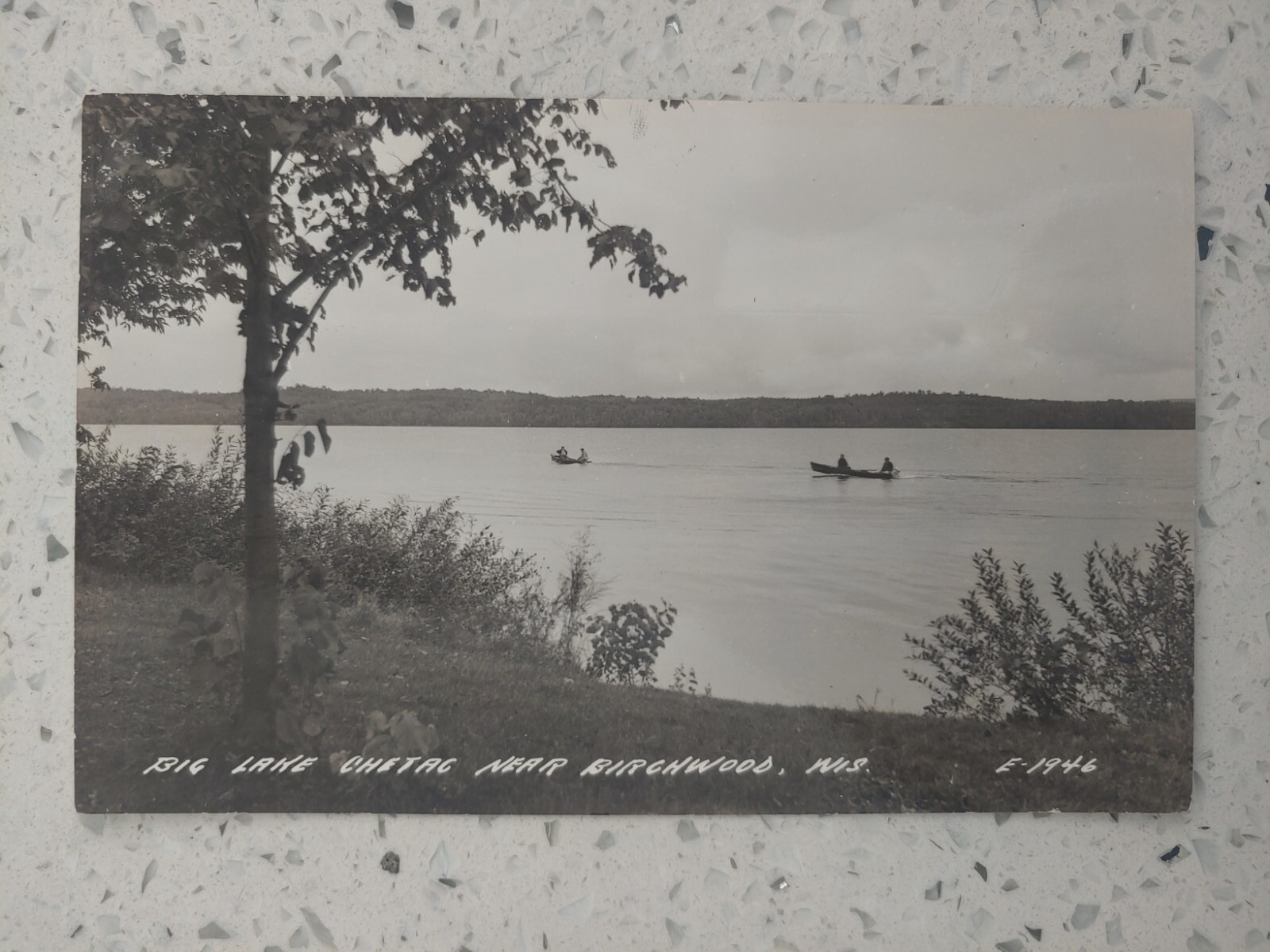 Big Lake Chetac near Birchwood Wisconsin WI PM 1948 Postcard eBay